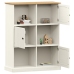 Librería VIGO madera maciza de pino blanco 90x35x114,5 cm