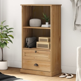 Librería VIGO madera maciza de pino 60x35x114,5 cm