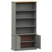 Librería VIGO madera maciza de pino gris 85x35x170 cm