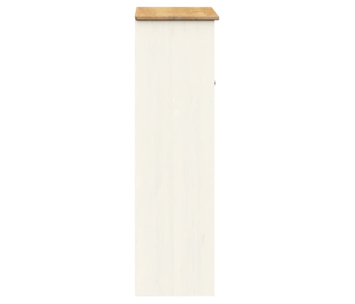 Armario superior tocador VIGO madera pino blanco 78x30x100 cm