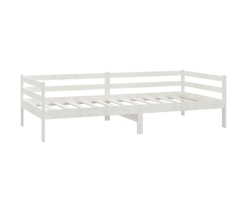 Sofá cama sin colchón madera maciza de pino blanco 90x200 cm