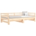 Sofá cama extraíble madera maciza de pino 2x(90x190) cm