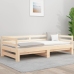 Sofá cama extraíble madera maciza de pino 2x(90x190) cm