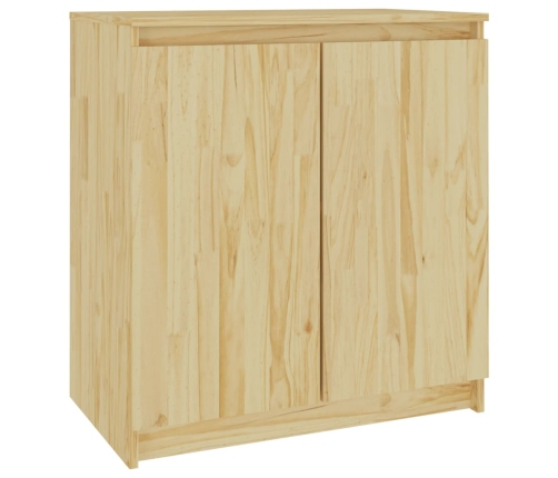 Armario auxiliar de madera maciza de pino 60x36x65 cm