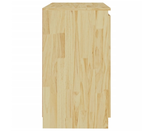 Armario auxiliar de madera maciza de pino 60x36x65 cm