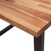 Juego de comedor con borde vivo 3 piezas madera maciza acacia