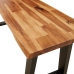 Juego de comedor con borde vivo 3 piezas madera maciza acacia