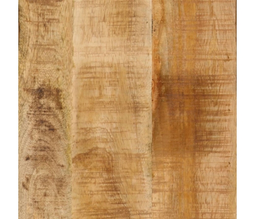 Escritorio madera maciza mango y hierro 165x110x77 cm