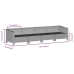 Set de muebles de jardín 6 pzas y cojines ratán sintético gris