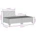 Set de muebles de jardín 6 pzas y cojines ratán sintético gris
