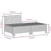 Set de muebles de jardín 6 pzas y cojines ratán sintético gris
