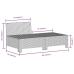 Set de muebles de jardín 9 pzas y cojines ratán sintético gris