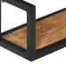 vidaXL Estantes de pared 2 uds madera maciza mango hierro 110x17x17 cm