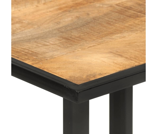 Mesa de comedor madera maciza de mango 110x55x75,5 cm