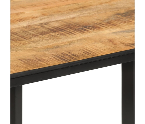 Mesa de comedor madera maciza de mango 110x55x75,5 cm