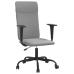 Silla de oficina altura ajustable tela gris claro