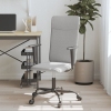 Silla de oficina altura ajustable tela gris claro