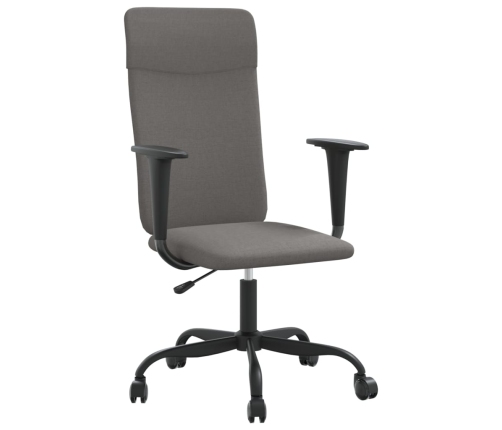 Silla de oficina altura ajustable tela gris oscuro