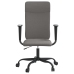 Silla de oficina altura ajustable tela gris oscuro