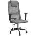 Silla de oficina altura ajustable tela malla y cuero PE gris