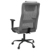 Silla de oficina altura ajustable tela malla y cuero PE gris