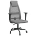 Silla de oficina altura ajustable tela malla y cuero PE gris