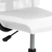 Silla de oficina altura ajustable tela malla y cuero PE blanco