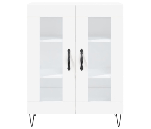 Aparador de madera de ingeniería blanco 69,5x34x90 cm