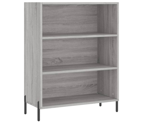 Estantería madera de ingeniería gris Sonoma 69,5x32,5x90 cm