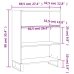 Estantería madera de ingeniería blanco 69,5x32,5x90 cm