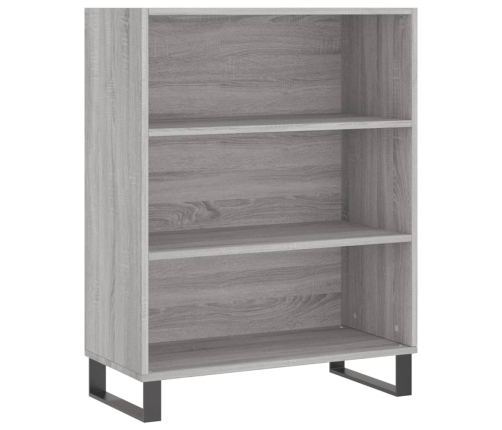 Estantería madera de ingeniería gris Sonoma 69,5x32,5x90 cm