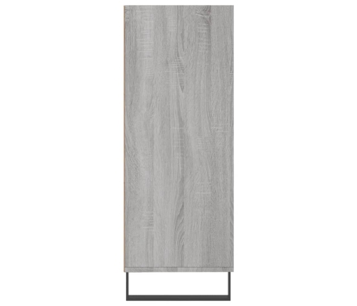 Estantería madera de ingeniería gris Sonoma 69,5x32,5x90 cm