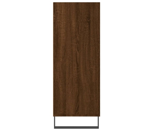 Estantería madera de ingeniería roble marrón 69,5x32,5x90 cm