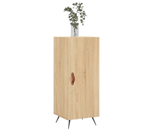 Aparador madera contrachapada color roble Sonoma 34,5x34x90 cm