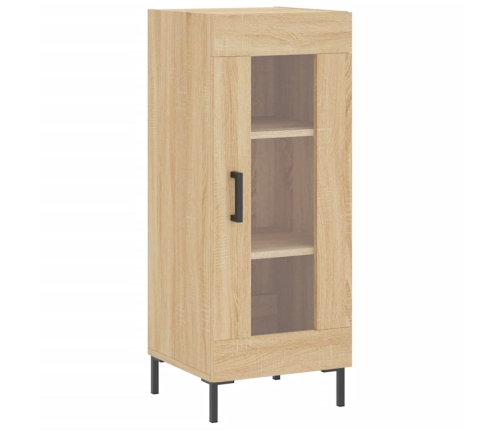 Aparador madera contrachapada color roble Sonoma 34,5x34x90 cm