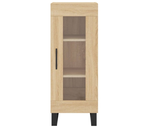 Aparador madera contrachapada color roble Sonoma 34,5x34x90 cm