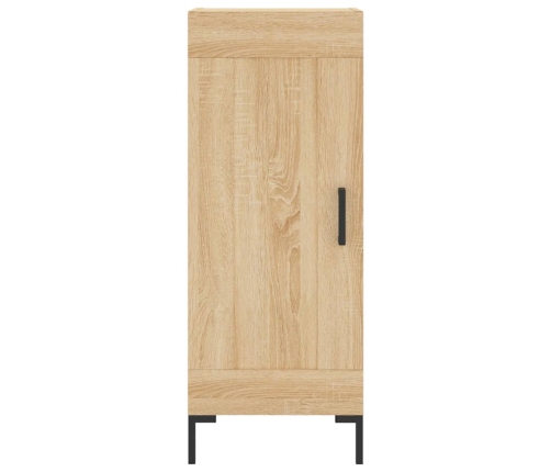 Aparador madera contrachapada color roble Sonoma 34,5x34x90 cm