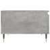 Mesa de centro madera contrachapada gris hormigón 55x55x36,5 cm