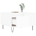 Mesa de centro madera contrachapada blanco 55x55x36,5 cm