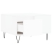 Mesa de centro madera contrachapada blanco 55x55x36,5 cm