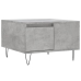 vidaXL Mesa de centro madera contrachapada gris hormigón 55x55x36,5 cm