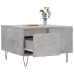 vidaXL Mesa de centro madera contrachapada gris hormigón 55x55x36,5 cm