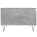 vidaXL Mesa de centro madera contrachapada gris hormigón 55x55x36,5 cm