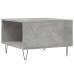 vidaXL Mesa de centro madera contrachapada gris hormigón 55x55x36,5 cm