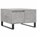 Mesa de centro madera contrachapada gris hormigón 55x55x36,5 cm