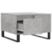 Mesa de centro madera contrachapada gris hormigón 55x55x36,5 cm