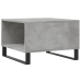 Mesa de centro madera contrachapada gris hormigón 55x55x36,5 cm