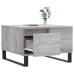 Mesa de centro madera contrachapada gris Sonoma 55x55x36,5 cm