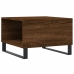 Mesa de centro madera contrachapada roble marrón 55x55x36,5 cm