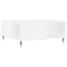 Mesa de centro madera contrachapada blanco 80x80x36,5 cm